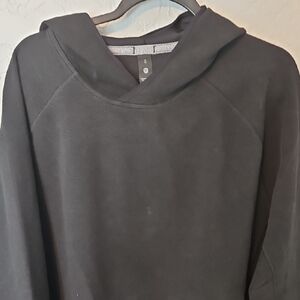 0Lululemon Textured Spacer Men's Black Hoodie Sweatshirt